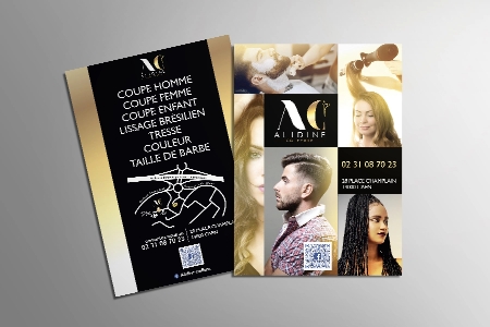 Flyer-Alidine-Coiffure-Agence-Graphique