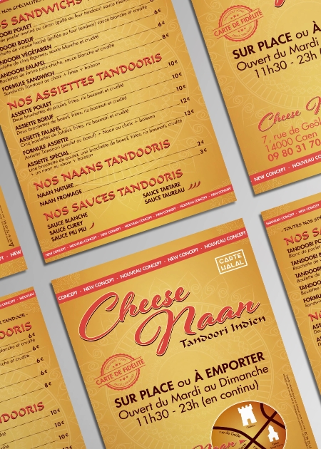 Flyer-Cheese-Naan-Agence-Graphique